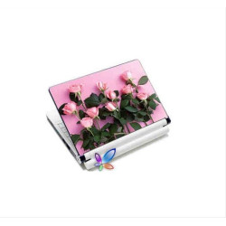 LAMTECH 9.2"-12.4" LAPTOP SKIN PINK ROSES LAMTECH 9.2"-12.4" LAPTOP SKIN PINK ROSES