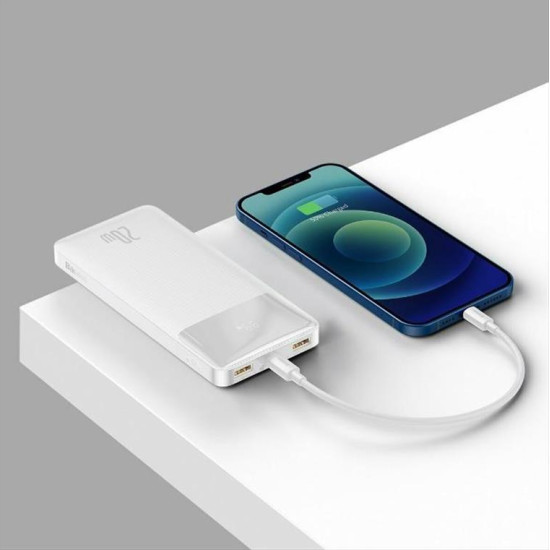 Baseus Bipow Digital Display Power Bank 10.000mAh 20W White (PPDML-L02)