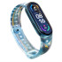 Replacement silicone band strap for Xiaomi Mi Band 6 / 5 blue