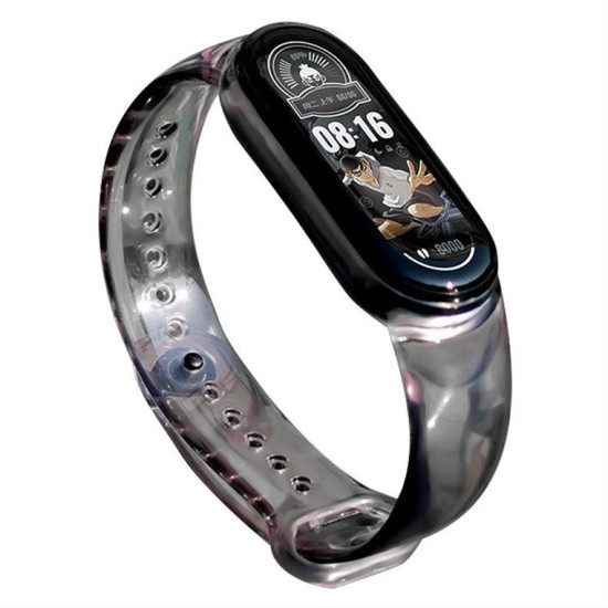 Replacement silicone band strap for Xiaomi Mi Band 6 / 5 black