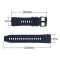 Silicone strap for Huawei Watch GT / GT2 / GT2 Pro blue