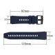 Silicone strap for Huawei Watch GT / GT2 / GT2 Pro blue