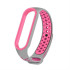 Replacement band strap for Xiaomi Mi Band 4 / Mi Band 3 Dots gray-pink