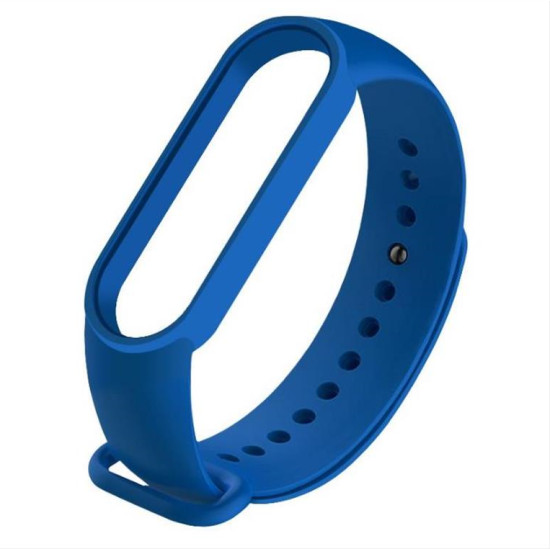 Λουράκι σιλικόνης για Xiaomi Mi Band 5 Dark Blue