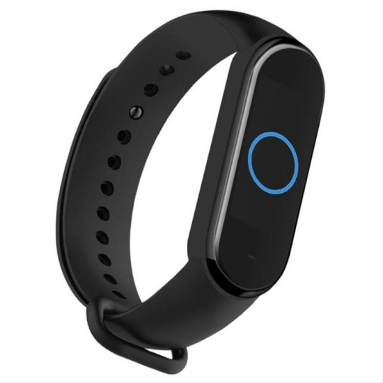 Λουράκι σιλικόνης για Xiaomi Mi Band 5 Black