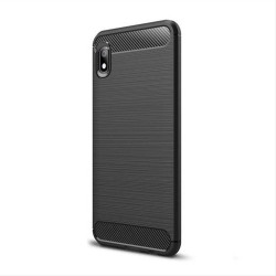 Carbon Case Flexible Cover TPU Case for Xiaomi Redmi 7A black