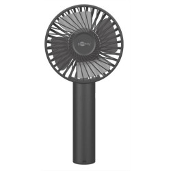 GOOBAY ανεμιστήρας χειρός 49645, με βάση, USB, μαύρος