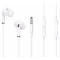 CELEBRAT earphones με μικρόφωνο G15-WH, 10mm, 3.5mm, 1.2m, λευκά