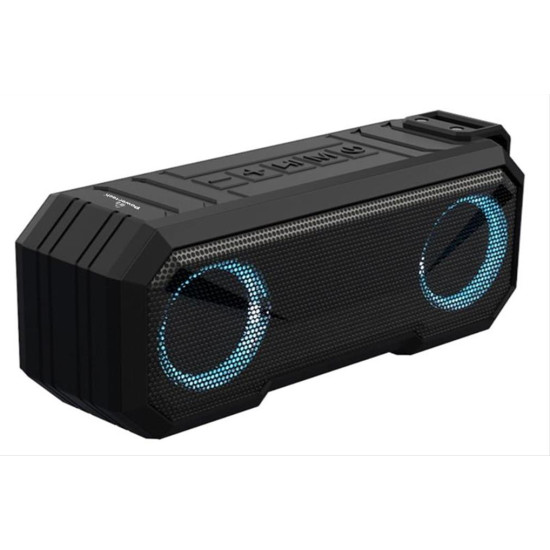 POWERTECH φορητό ηχείο & power bank PT-988 16W RMS, FM, RGB, IPX7, μαύρο POWERTECH φορητό ηχείο & power bank PT-988 16W RMS, FM, RGB, IPX7, μαύρο