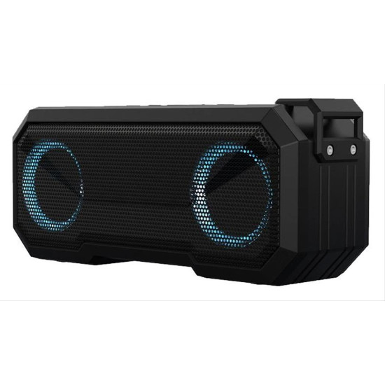 POWERTECH φορητό ηχείο & power bank PT-988 16W RMS, FM, RGB, IPX7, μαύρο POWERTECH φορητό ηχείο & power bank PT-988 16W RMS, FM, RGB, IPX7, μαύρο
