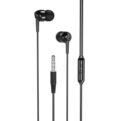 XO Wired earphones EP37 jack 3,5mm black GSM109802 XO Wired earphones EP37 jack 3,5mm black GSM109802
