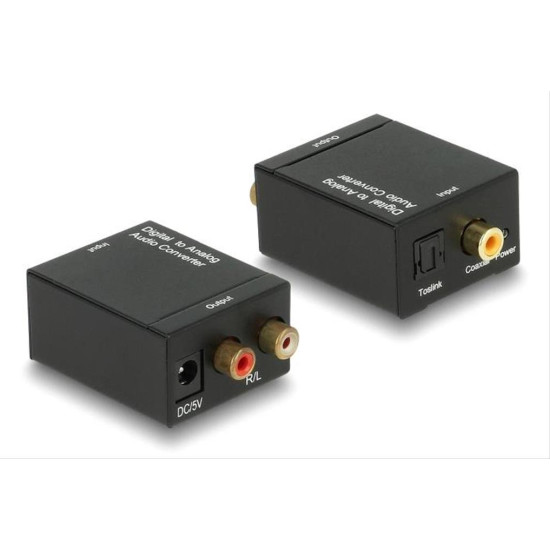 Μετατροπέας ήχου, ψηφιακό σε αναλογικό, Coaxial/Toslink σε 2xRCA CAB-R019 Μετατροπέας ήχου, ψηφιακό σε αναλογικό, Coaxial/Toslink σε 2xRCA CAB-R019