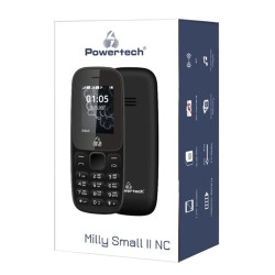 POWERTECH Κινητό Τηλέφωνο Milly Small ΙΙ NC PTM-28, χωρίς κάμερα, μαύρο POWERTECH Κινητό Τηλέφωνο Milly Small ΙΙ NC PTM-28, χωρίς κάμερα, μαύρο