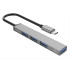 ORICO USB-C hub AH-13, 4x USB ports, γκρι