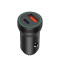 XO car charger CC33 PD QC 3.0 18W 1X USB 1x USB-C black