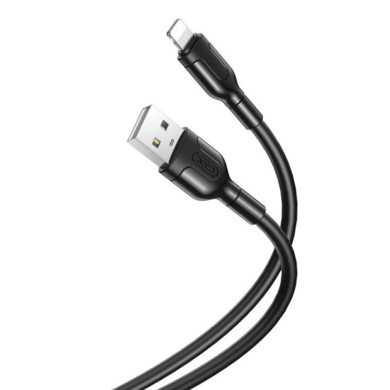 XO cable NB212 USB - Lightning 1,0 m 2,1A black GSM117356