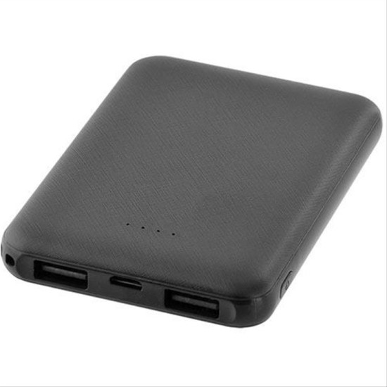 LAMTECH ULTRA SLIM POWERBANK 5000MAH BLACK LAM021172