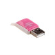 Card reader Earldom ET-OT25, Micro SD, Pink