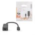 Αντάπτορας δικτύου USB 3.2 Gen 1 type C αρσ. σε RJ45 (8P8C) θηλ., 0.20m, μαύρο NEDIS CCGP64960WT02