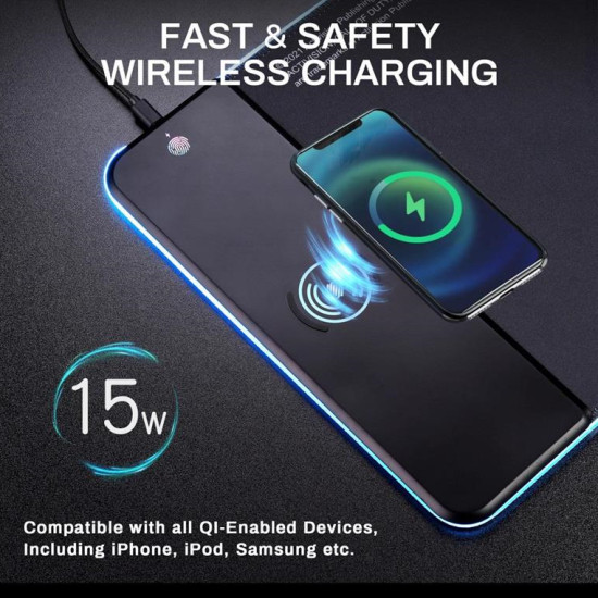 Call of Duty Night Raid Wireless Charging Gaming Mouse Pad COD-MP12