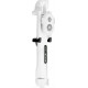 Combo selfie stick with tripod and remote control bluetooth white