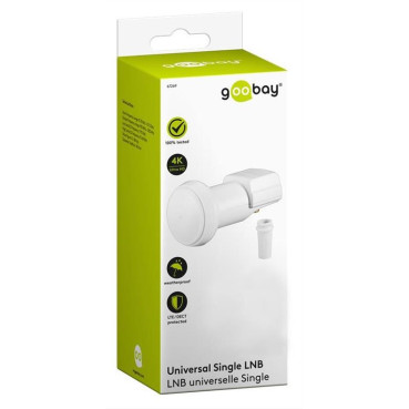 GOOBAY universal single LNB για μια συσκευή 67269, DVB-S2 GOOBAY universal single LNB για μια συσκευή 67269, DVB-S2