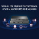 TP-LINK Multi-Gigabit Desktop Switch TL-SG108-M2, 8-Port 2.5G, Ver. 1.0 TP-LINK Multi-Gigabit Desktop Switch TL-SG108-M2, 8-Port 2.5G, Ver. 1.0