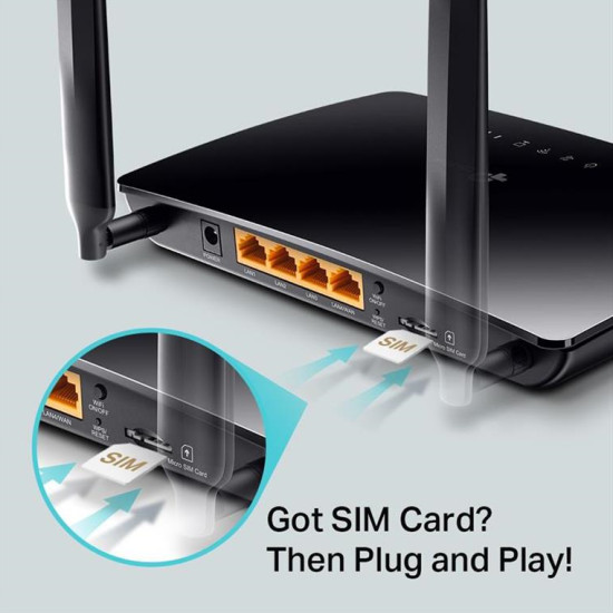 TP-LINK wireless router Archer MR400, 4G LTE, AC1200 Dual Band, Ver. 2.0