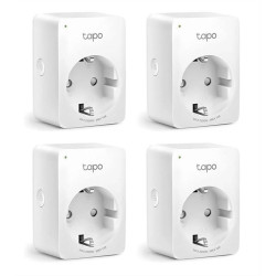TP-LINK smart αντάπτορας ρεύματος TAPO-P100, Wi-Fi, ΒΤ, Ver. 1.0, 4τμχ