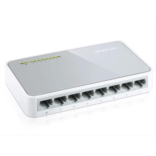 TP-LINK Desktop Switch TL-SF1008D, 8-port 10/100Mbps, Ver. 8.2 TP-LINK Desktop Switch TL-SF1008D, 8-port 10/100Mbps, Ver. 8.2