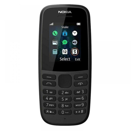 ΚΙΝΗΤΟ ΜΕ ΠΛΗΚΤΡΑ NOKIA 105DS 2019 1.77" DUAL SIM 2G 4MB/4MB (TA-1174) DUAL SIM BLACK GR