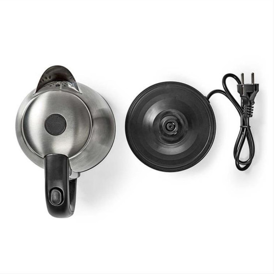 Ανοξείδωτος βραστήρας 1.7L, 2200W, NEDIS KAWK350EAL Ανοξείδωτος βραστήρας 1.7L, 2200W, NEDIS KAWK350EAL