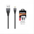 Καλώδιο USB 2.0 A αρσ. σε Lightning, 1.2m, σε μαύρο/γκρι χρώμα, ENERGIZER C61LIGBK4