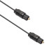 Optical audio cable DeTech, Toslink, 3.0m, Black - 18355