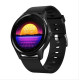 No.1 Smartwatch Fitness Tracker "Berlin" Black Silicone FWDT55