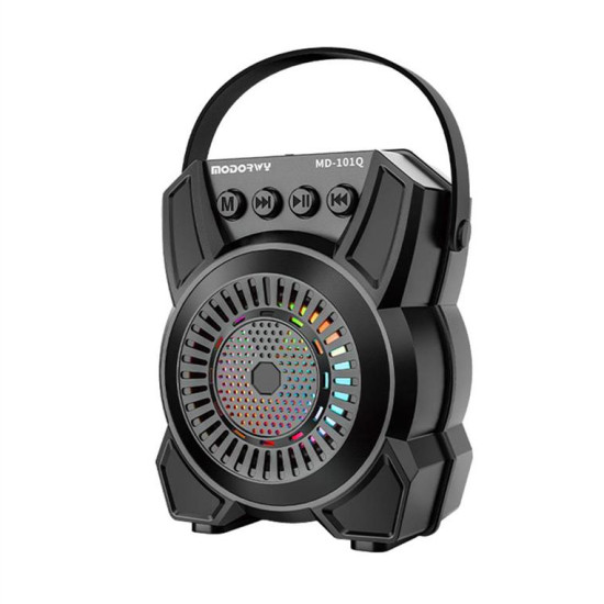 Portable Karaoke Speaker Modorwy MD-101Q, Bluetooth, USB, SD, FM, AUX, Μαυρο - 22175