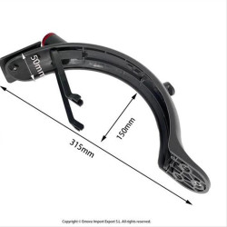 For Xiaomi V2 Full Rear Fender Black RMR-107 For Xiaomi V2 Full Rear Fender Black RMR-107