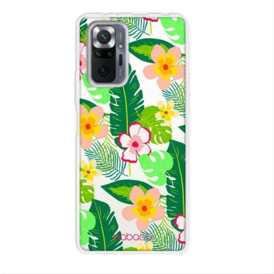 Phone case Flowers 015 Babaco For Xiaomi Redmi Note 10 Pro Transparent BPCFLOW18501