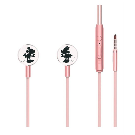 Earphones Mouse KISSING Disney DEPMM002 Rosegold