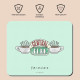 Mouse Pad Friends 004 Friends WMPFRDS002 Green