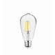 LED Bulb Filament E27 ST64 4W 230V 2700K 470lm COG clear Forever Light RTV0100008