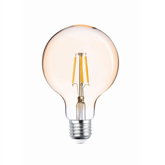 LED Bulb Filament E27 G95 4W 230V 2200K 400lm COG gold Forever Light RTV0100011