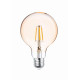 LED Bulb Filament E27 G95 4W 230V 2200K 400lm COG gold Forever Light RTV0100011