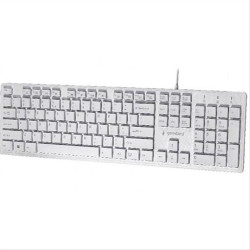 GEMBIRD MULTIMEDIA CHOCOLATE KEYBOARD USB US LAYOUT WHITE
