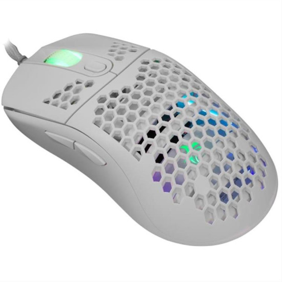 WHITE SHARK MOUSE GM-5007 GALAHAD 6400dpi WHITE GM-5007W
