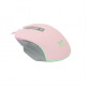 WHITE SHARK RGB GAMING MOUSE GARETH 6400 DPI PINK GM-5009
