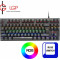 LGP MECHANICAL KEYBOARD BLUE SWITCH WITH 9 LFX GR LAYOUT "JUPITER" BLACK