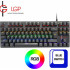 LGP MECHANICAL KEYBOARD BLUE SWITCH WITH 9 LFX GR LAYOUT "JUPITER" BLACK