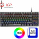 LGP MECHANICAL KEYBOARD BLUE SWITCH WITH 9 LFX GR LAYOUT "JUPITER" BLACK