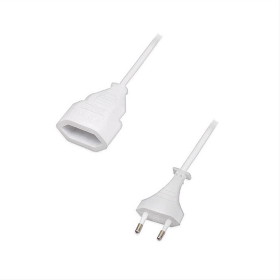 SONORA Προέκταση με διπολικό φις 5 μέτρα (2 x 0.75 mm²). EC5W010